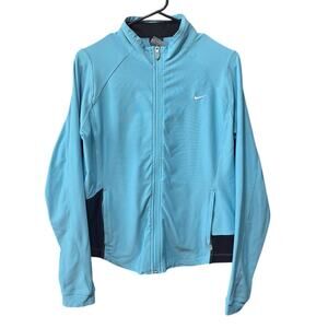 Blue Dri-Fit Athletic Jacket - Nike - L